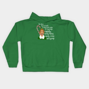 Elf Funny Quotes Kids Hoodie